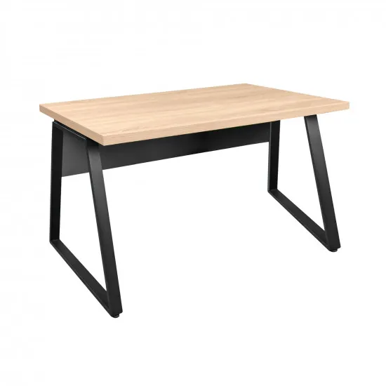 Стол письменный Decoprim Enzo, 130x75 см, Black/Sonoma