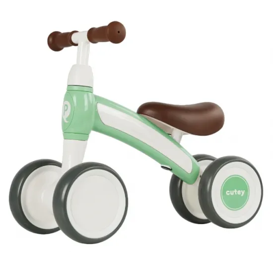 Bicicleta fără pedale Qplay Cutey Pastel Green