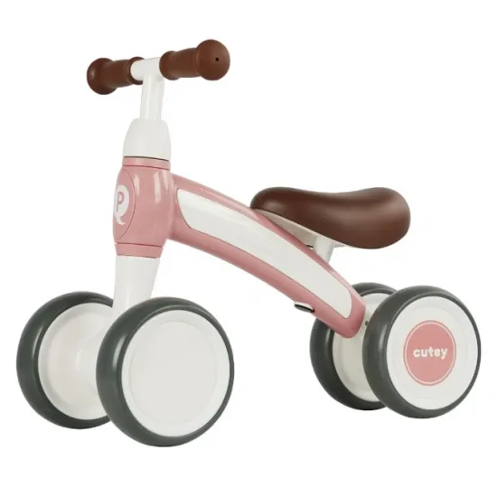 Bicicleta fÄ?rÄ? pedale Qplay Cutey Pastel Pink