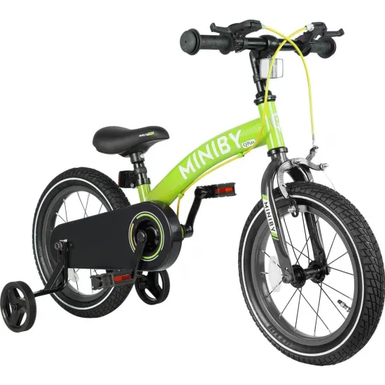 Bicicletă copii Qplay Miniby 3in1 Green (14")