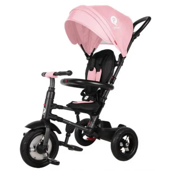 Трицикл Qplay Rito Rubber Pink