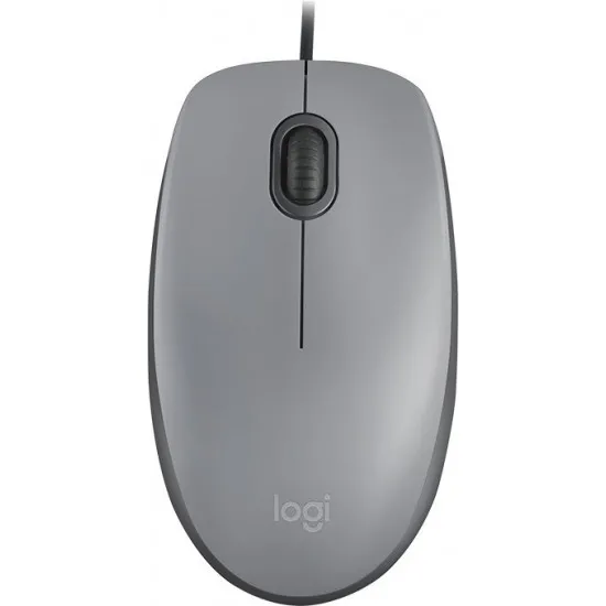 Мышь проводная Logitech M110 Gray