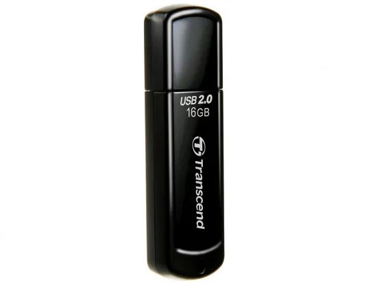 Transcend JetFlash 350 JetFlash 350/16GB Black (16 ГБ)