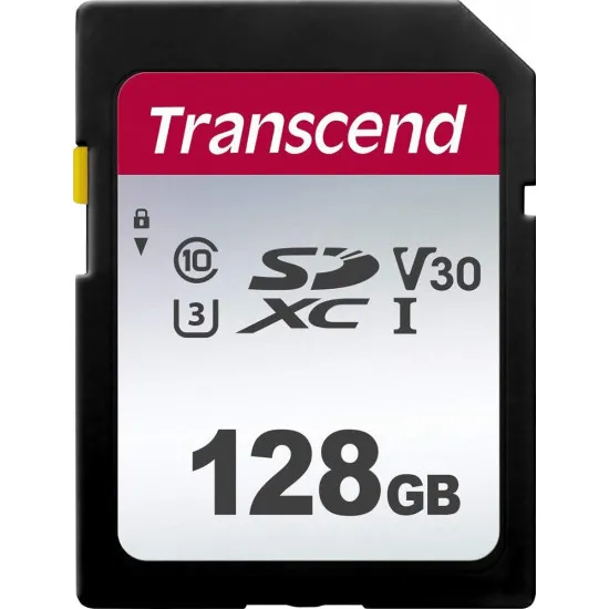 Карта памяти SDHC 128 ГБ Transcend 300S (TS128GSDC300S)