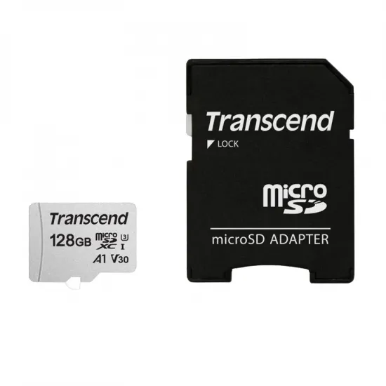 Карта памяти microSDXC 128 ГБ Transcend (TS128GUSD300S-A)