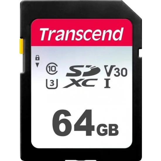 Карта памяти SDHC 64 ГБ Transcend 300S (TS64GSDC300S)