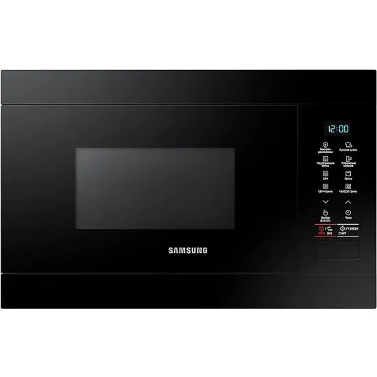СВЧ-печь встраиваемая Samsung MG22M8054AK/BW Black (22 л/850 Вт)