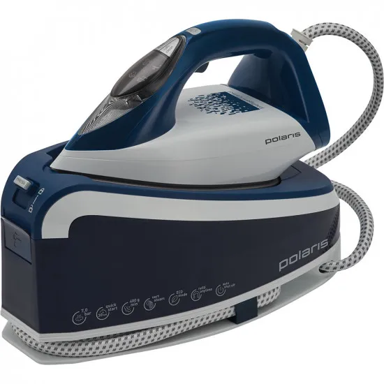 Паровая гладильная станция Polaris PSS6501K, White/Blue