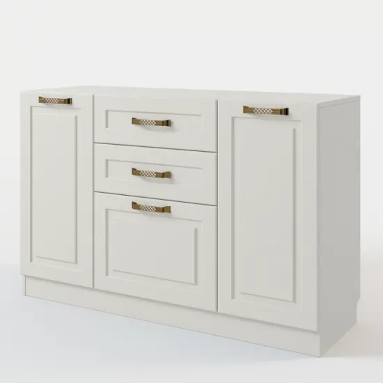 Комод ML-Mobila Ливерпуль 36 (120 см), Слоновая кость