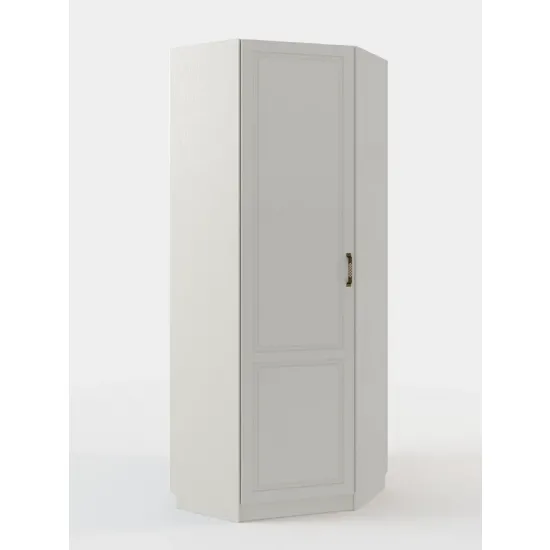 Dulap de colț ML-Mobila Liverpool 37 (80 cm), Ivory