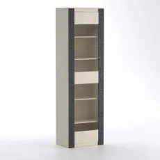 Penal ML-Mobila Gamma 4 (64,6 cm) cu sticla, Oak Primorsky / Wenge Penal ML-Mobila Gamma 4 (64,6 cm) cu sticla, Oak Primorsky / Wenge