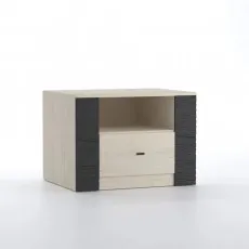 Noptieră ML-Mobila Gamma №25 (55 cm), Stejar Maritim/Wenge