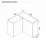 Modul superior Ambianta Astra 900 CS de colt Pal, Gri