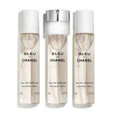 Refill Chanel Bleu Travel Spray Edp 3X20ml Refills