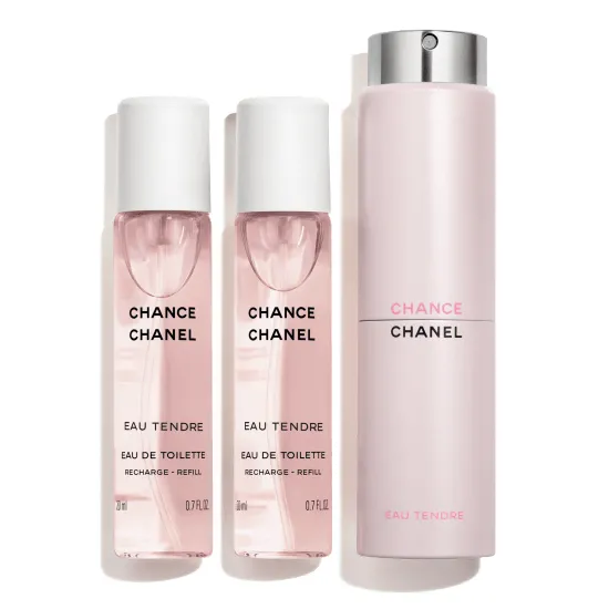 Apă de toaletă Chanel Chance Eau Tendre Twist and Spray 3X20ml