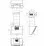 Hotă Gorenje WHI 6 SYW, White