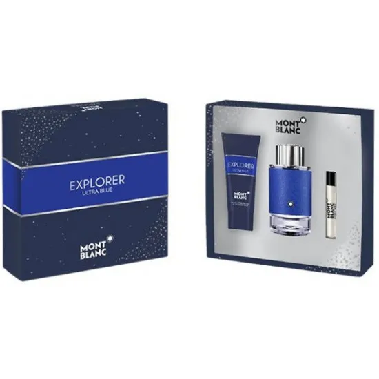 Набор Montblanc Explorer Ultra Blue Gift Set (edp/100ml + sh/gel/100ml + edp/mini/7.5ml)