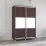 Dulap-cupeu Mobildor Aron P K, 160x240x60 cm, uși PAL orizontal, Wenge