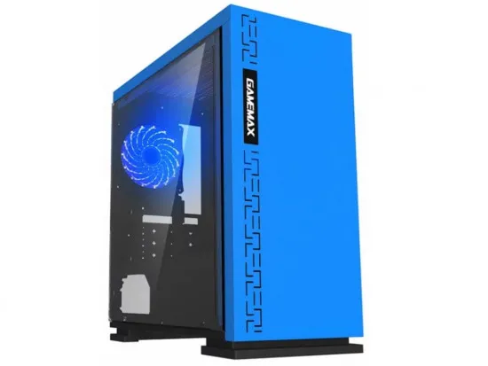 Корпус Gamemax EXPEDITION H605, Blue (mATX)
