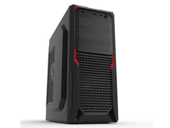 Корпус Sohoo 5907BR, Black/Red (ATX)