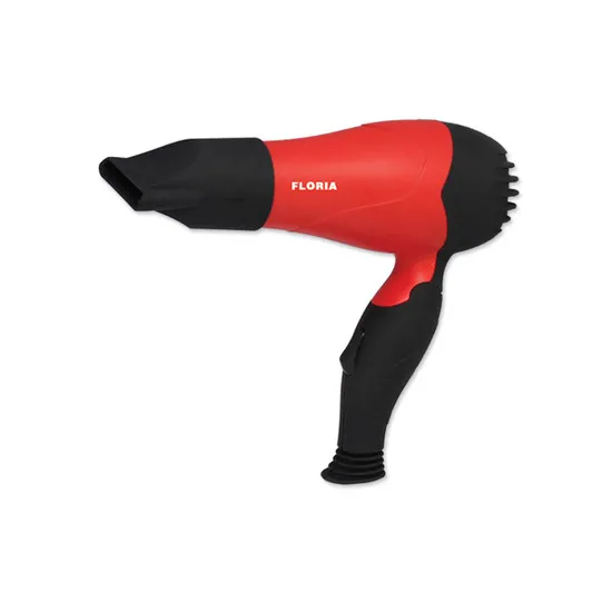 Uscător de păr compact Floria ZLN8976, 1000 W, Red/Black