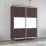 Dulap-cupeu Mobildor Aron S K, 160x240x60 cm, uși PAL orizontal, Wenge