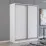 Dulap-cupeu Mobildor Fox, 230x200x60 cm, uși PAL, Alb