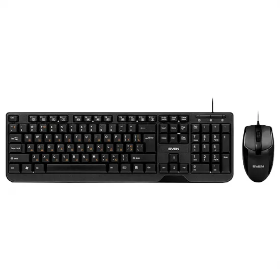 Set cu fir Sven KB-S330C Black