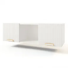 Шкаф навесной ML-Mobila Вельвет 5, 150x35x35 cm, Белый/Золото Шкаф навесной ML-Mobila Вельвет 5, 150x35x35 cm, Белый/Золото
