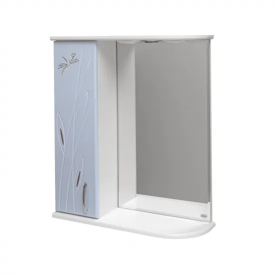 Dulap cu oglindÄ? Mashtab Stuff (60 cm), Blue/White