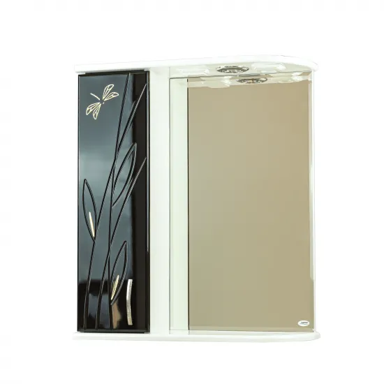 Dulap cu oglindÄ? Mashtab Stuff (60 cm), Black/White