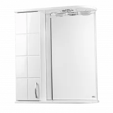 Шкаф с зеркалом Mashtab Domino (90 см), White Шкаф с зеркалом Mashtab Domino (90 см), White