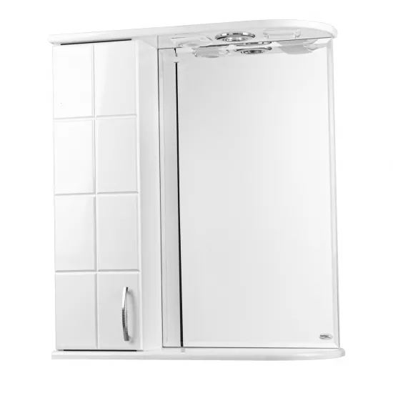 Шкаф с зеркалом Mashtab Domino (90 см), White