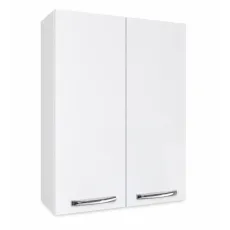 Шкаф-пенал для ванной подвесной Mashtab Agat 60x80x25, с полками, Белый (10652)