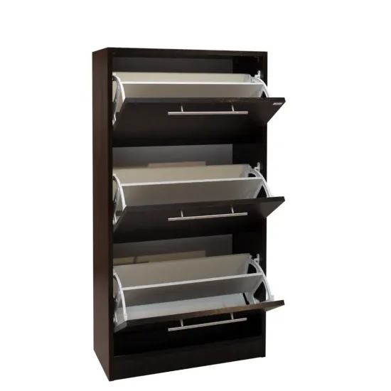 Pantofar Mashtab Soria cu 3 usi, 64x29x125 см, Venghe
