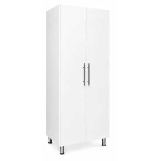 Dulap Mashtab Tores cu rafturi, 80x50x200 cm, Alb