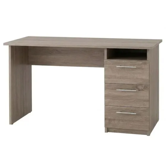 Masa de birou Mashtab cu 3 sertare, 120x60x75 cm, Trufa