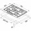 FRANKE газовая панель FCH 755 4G TC PW C ( 106.0696.855 ) бежевый