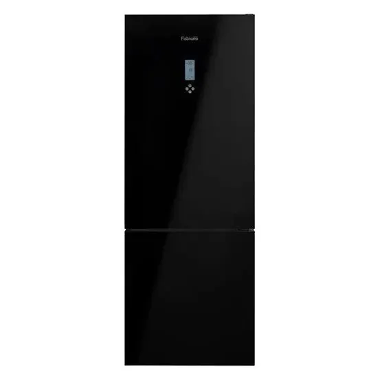 Frigider Fabiano FSR 7051 BG, Black Glass
