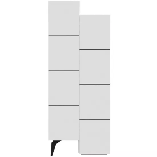 Dulap Showdeko Stair, 62.2x37.4x156 cm, White