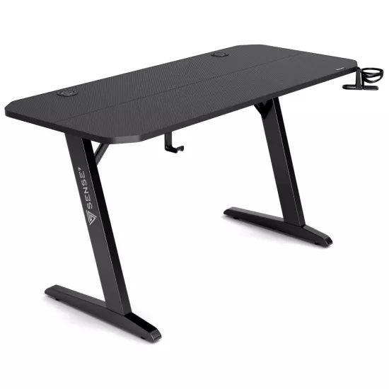 Стол игровой Sense7 Nomad Basic 140x60cm, Black