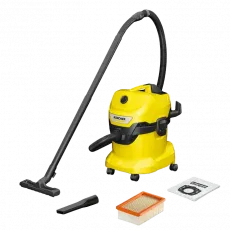 Пылесос хозяйственный Karcher 1.628-209.0 WD 4 V-20/5/22 New Yellow/Black (1000 Вт)