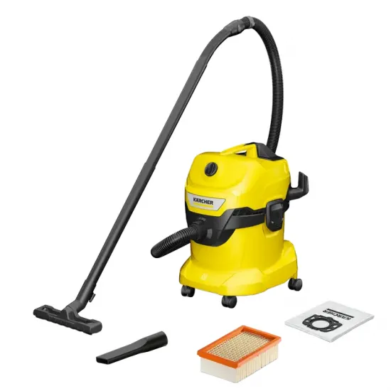 Пылесос хозяйственный Karcher 1.628-209.0 WD 4 V-20/5/22 New Yellow/Black (1000 Вт)