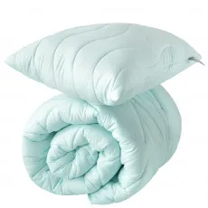 Set Plapuma + perna Mobicasa Tropical Mint, 140х210/50х70 cm Set Plapuma + perna Mobicasa Tropical Mint, 140х210/50х70 cm