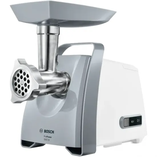 Maşină de tocat carne Bosch MFW66020 White/Silver (1800 W)