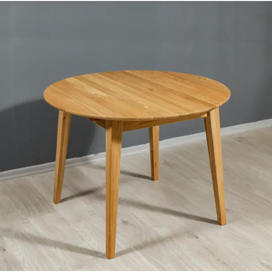 Masă pentru bucătărie Mobicasa Geneva 90/120x90, Natur Wax