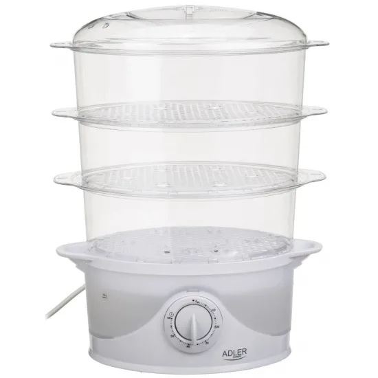 Aparat de gătit cu aburi Adler AD633, White