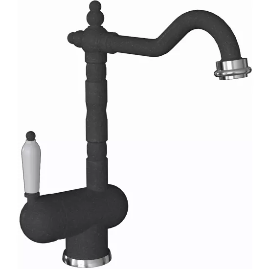 Baterie bucătărie Florentina Oda Negru (VOR56993)