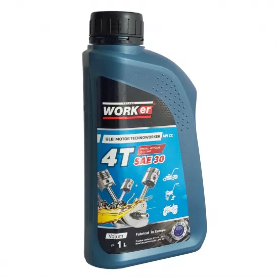 ЧеÑ?Ñ?Ñ?Ñ?Ñ?акÑ?ное маÑло TechnoWorker 4T 1.0 L SAE 30 (Made in EU)