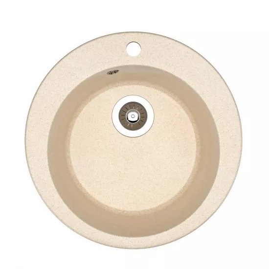 Chiuvetă de bucătărie Dr.Gans Gala,510x510 mm, Bej Latte (VOR56675)